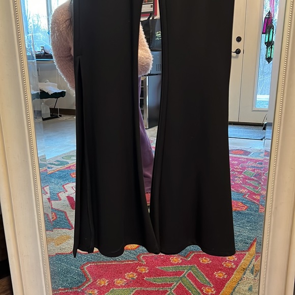 black side slit pant - Picture 3 of 5